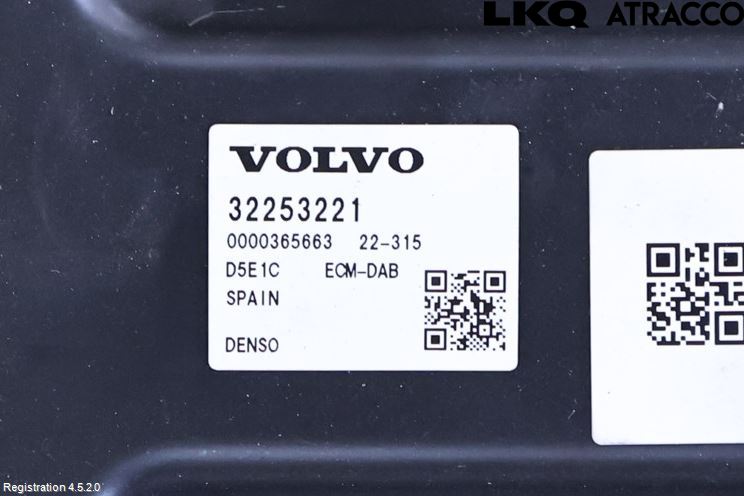 Volvo XC60 18- Styreenhet Innsprøytning