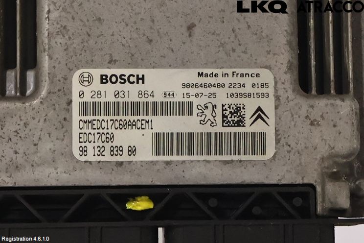 Citroen C4 GRAND PICASSO 14-18 Styreenhet Dieselpumpe