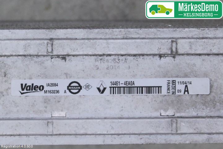 Nissan QASHQAI 14-17 Intercooler Radiator