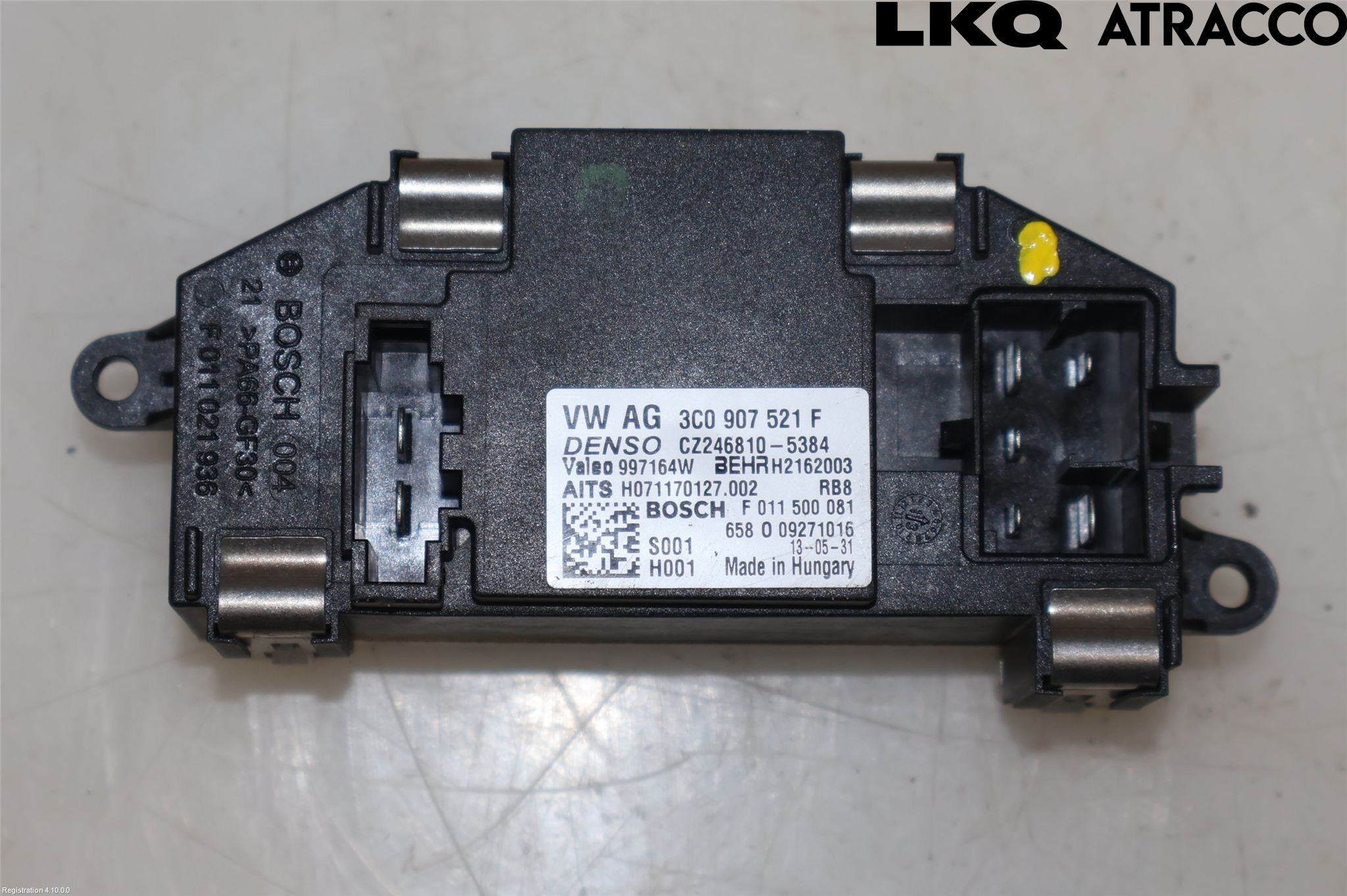 Volkswagen VW PASSAT 11-14 Varmeapparat Viftemotstand