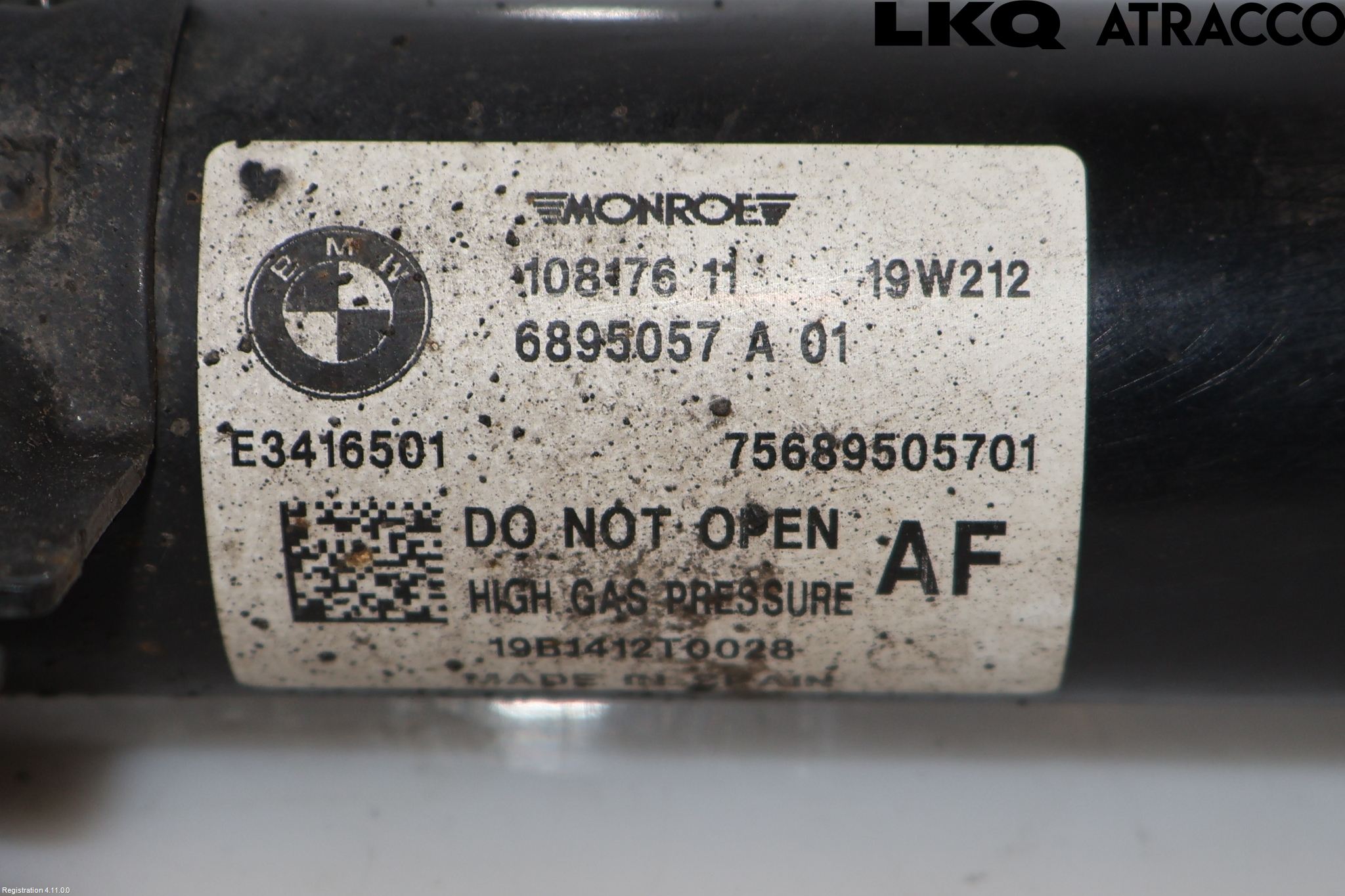 BMW 3 G20/G21/G80/G81 19- Støtdemper Bak