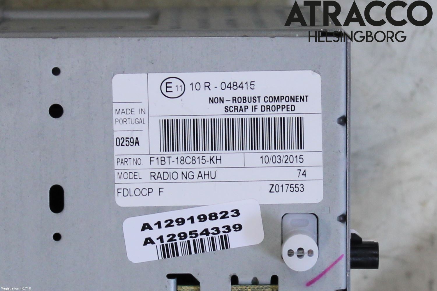 Ford FOCUS 15-18 Stereo Radio Med Cd