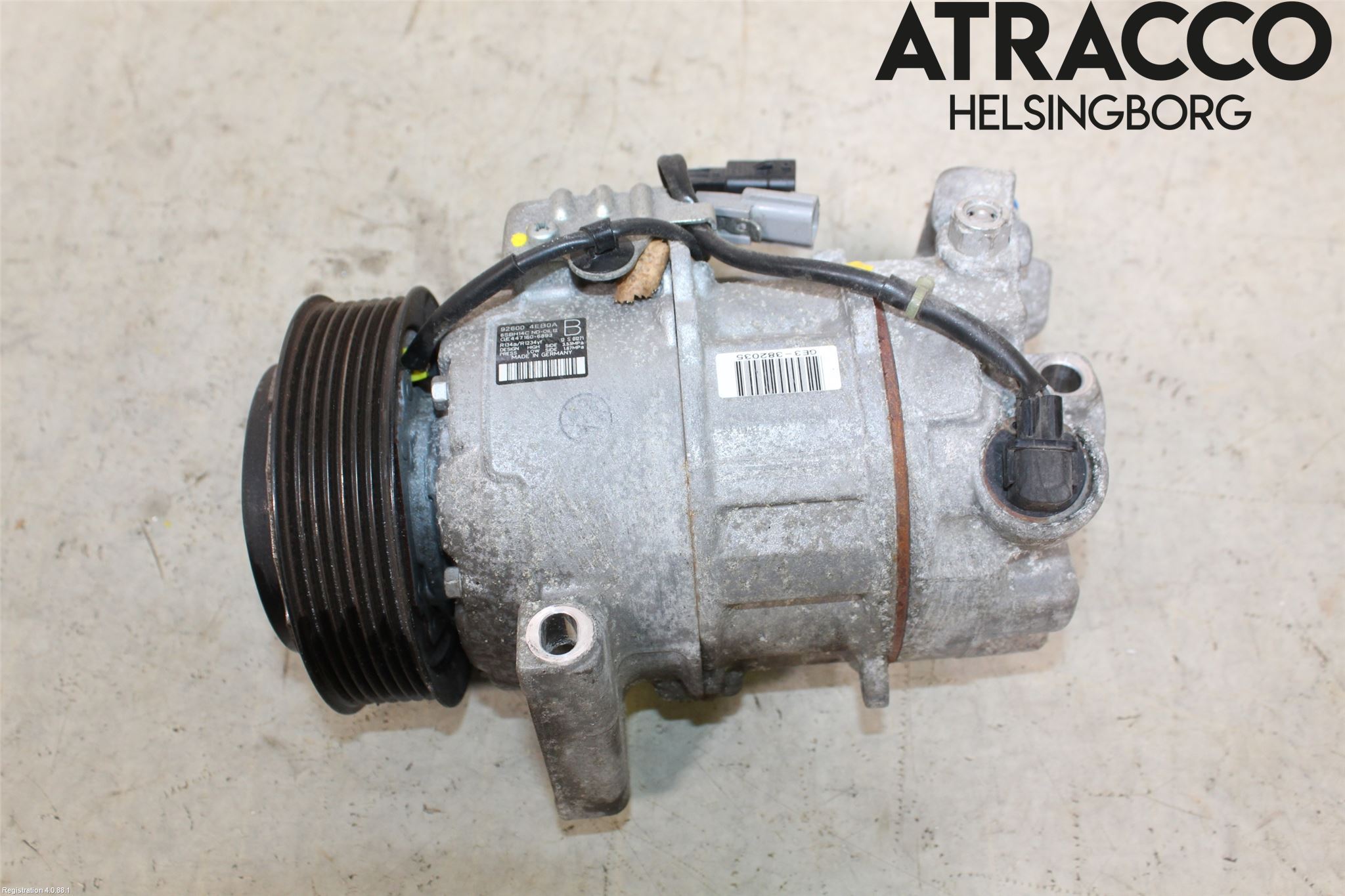 Renault MEGANE IV 16-23 Varme Ac Kompressor