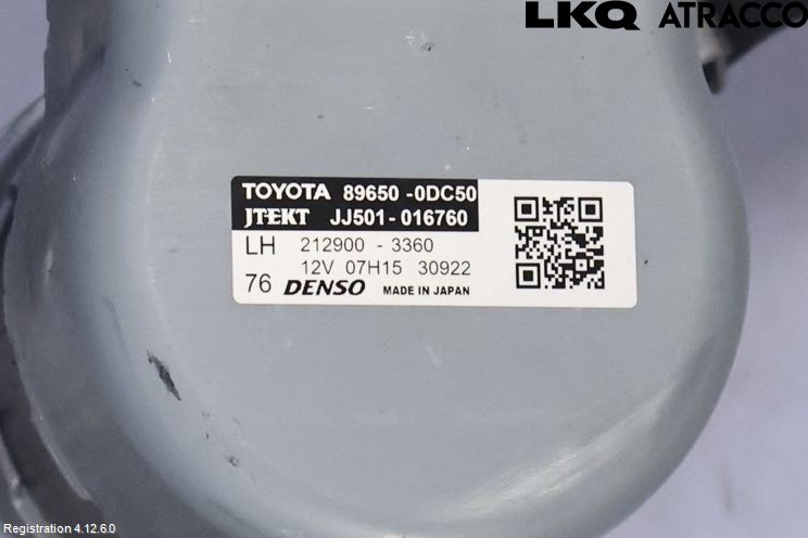 Toyota YARIS XP21 20- Rattakselaggregat Innebygd Servo