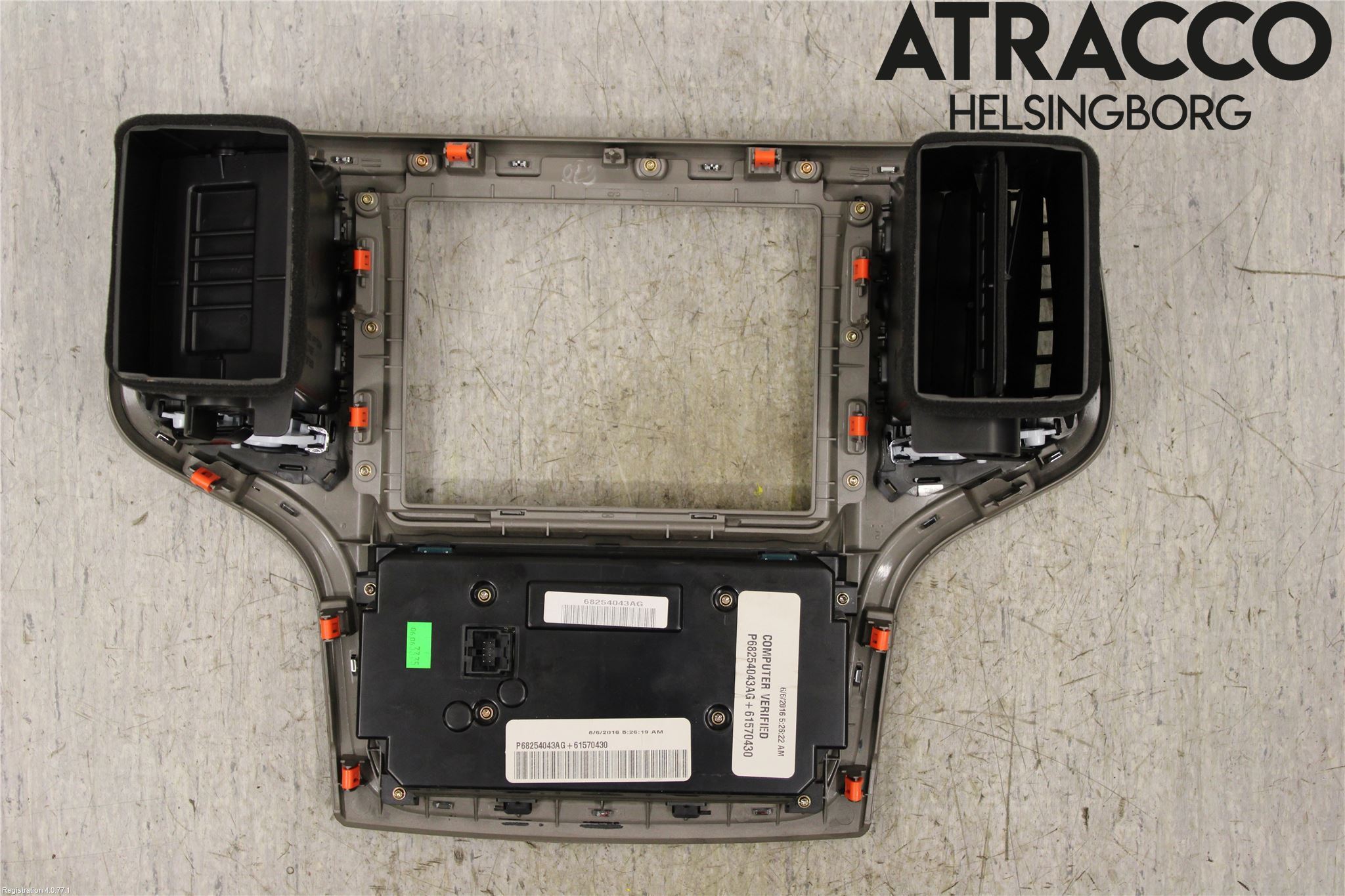 Jeep GRAND CHEROKEE 10-20 Varme Ac Betjening-Display
