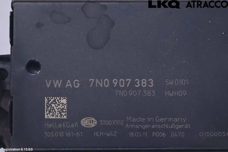 Volkswagen VW PASSAT 11-14 Styreenhet Tilhengerfeste
