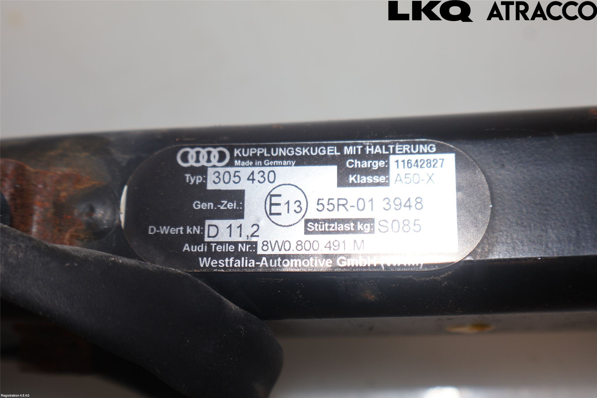 Audi A4/S4 B9 16-19 Tilhengerfeste