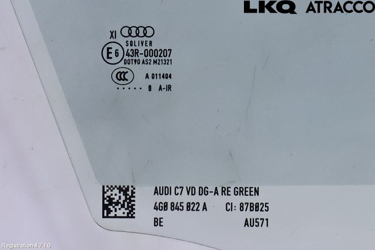 Audi A6/S6 4G 11-18 Dørrute Foran Høyre 4 Dørs