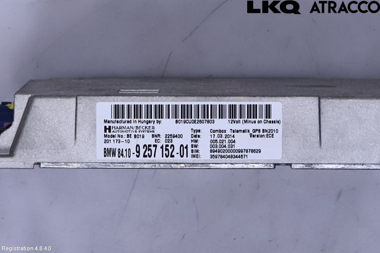 BMW 3 GT F34 13-19 Stereo Forsterker