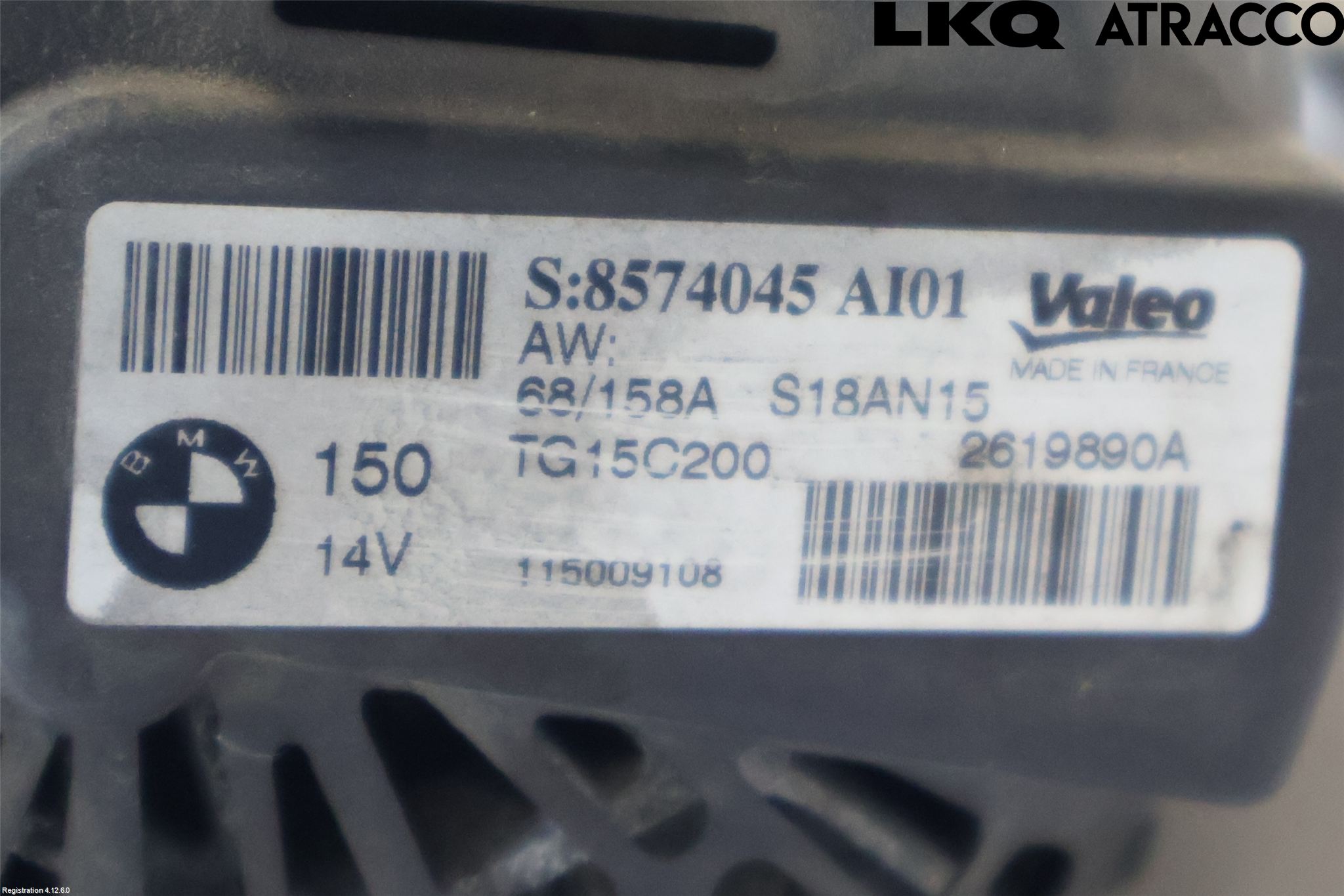 Toyota AVENSIS 16-18 Dynamo