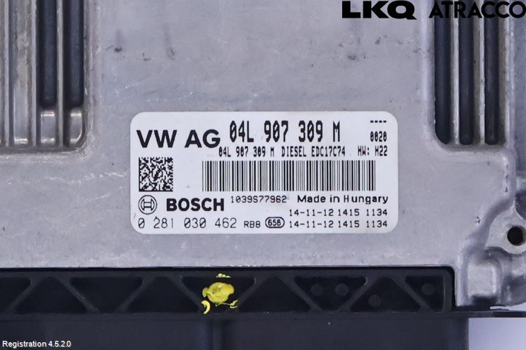 Volkswagen VW PASSAT 15-19 Styreenhet Dieselpumpe