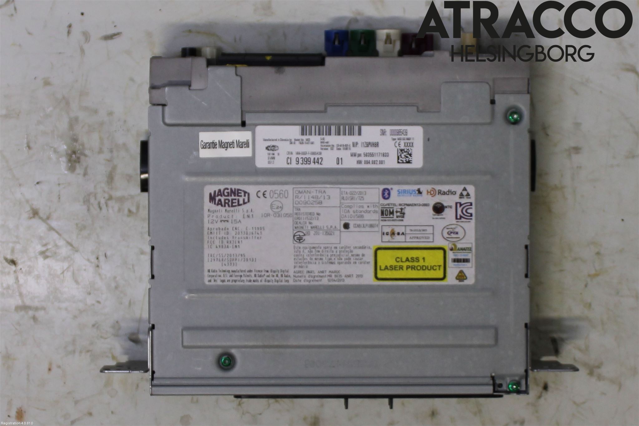 BMW 1 F20/F21 11-19 Stereo Radio Med Cd