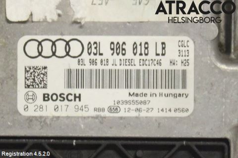 Audi A6/S6 4G 11-18 Styreenhet Dieselpumpe