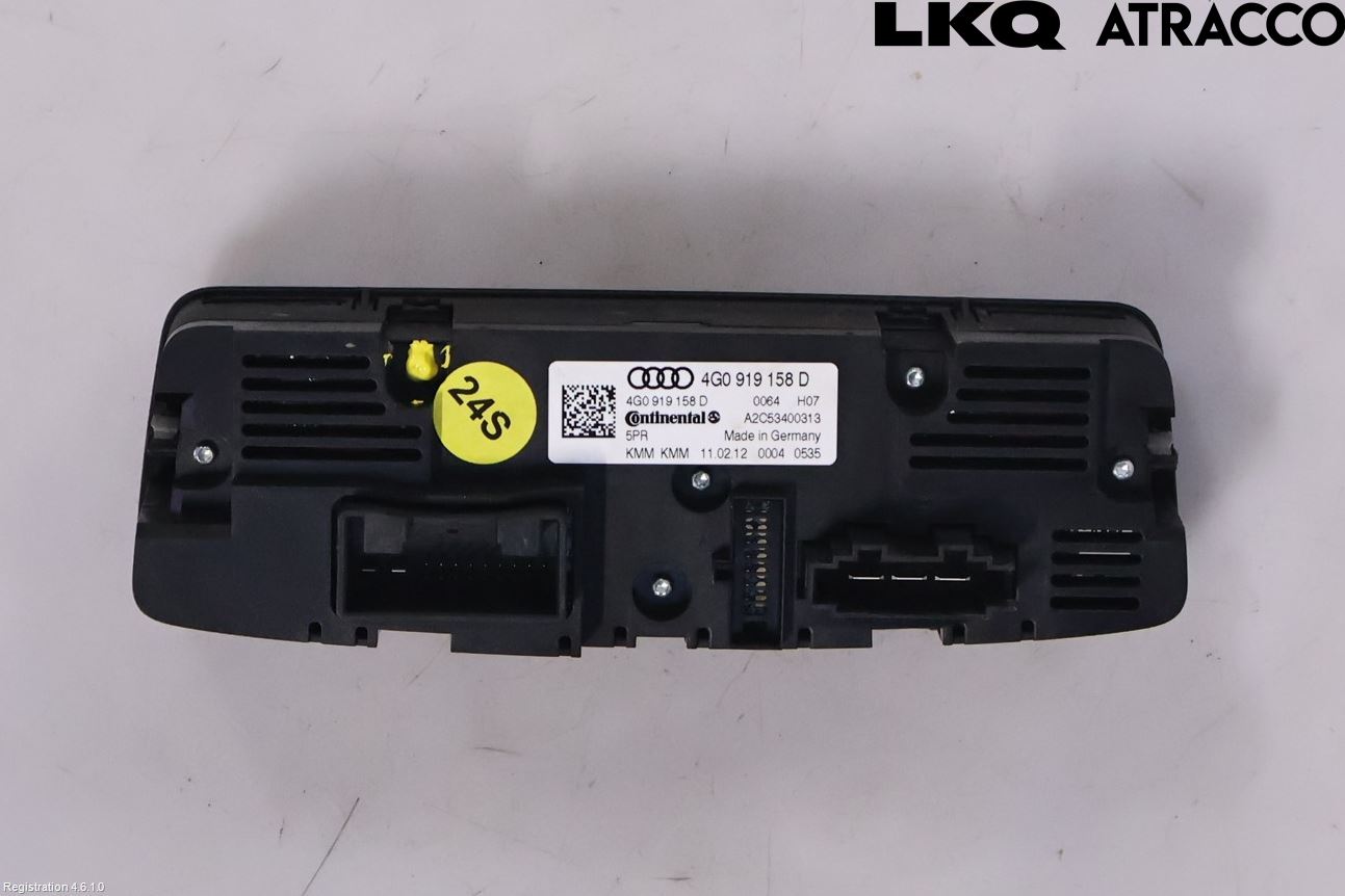 Audi A7/S7 4G 11-17 Varme Ac Betjening-Display