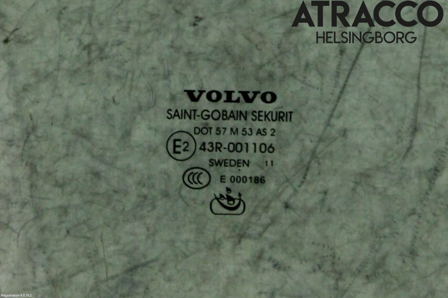 Volvo V50 08-12 Dørrute Foran Høyre 4 Dørs