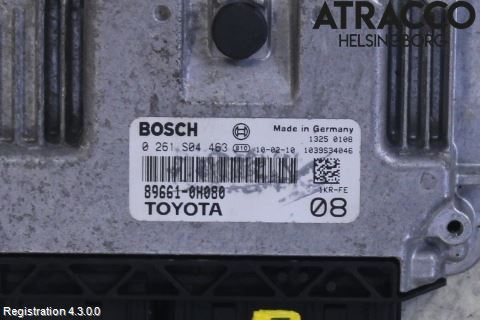 Toyota AYGO 06-14 Styreenhet Innsprøytning