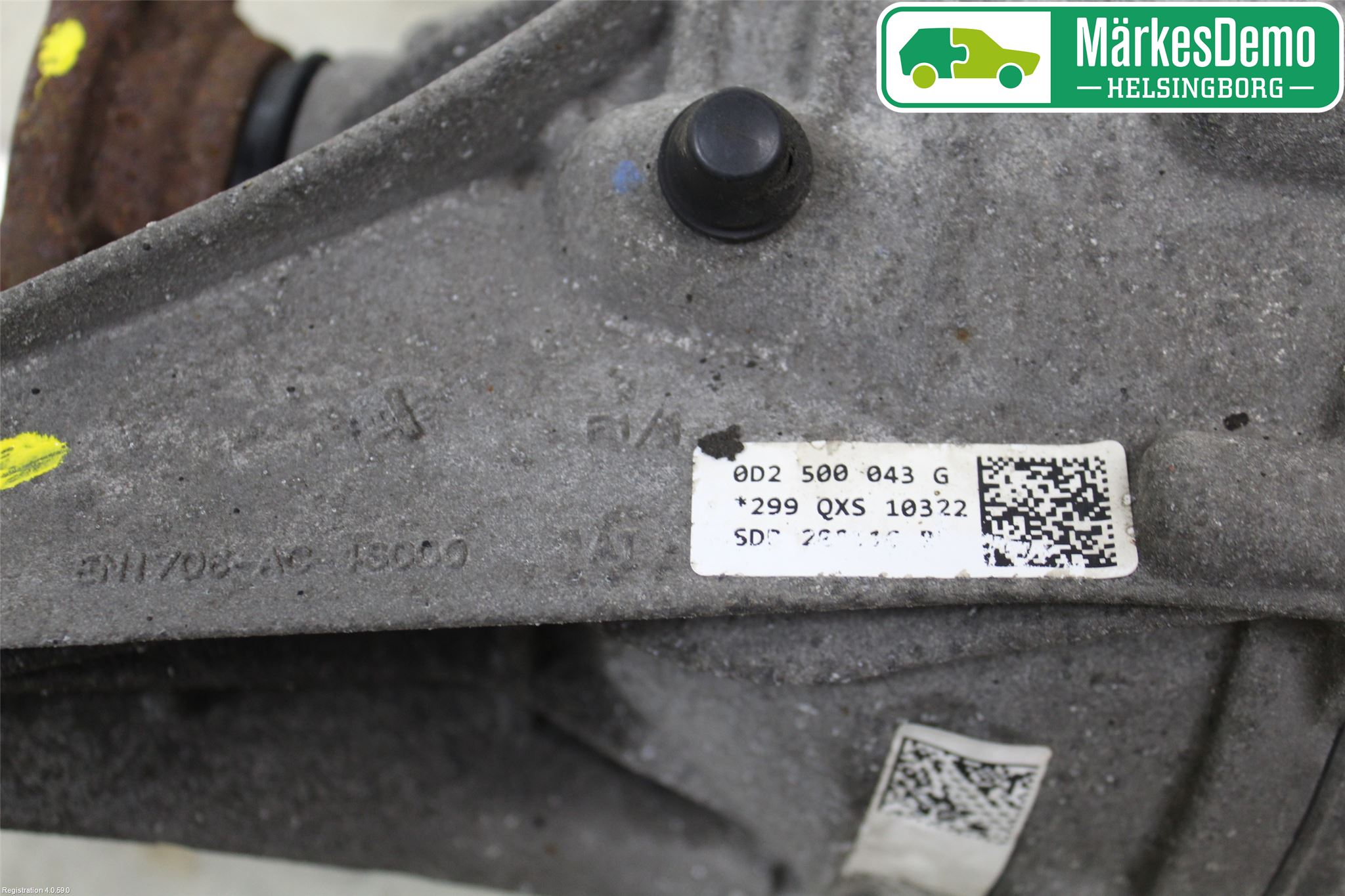 Audi A4/S4 B9 16-19 Bakaksel Kardang Bak -Diff