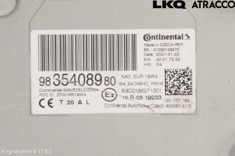 Peugeot 208/E-208 20- Stereo Radio