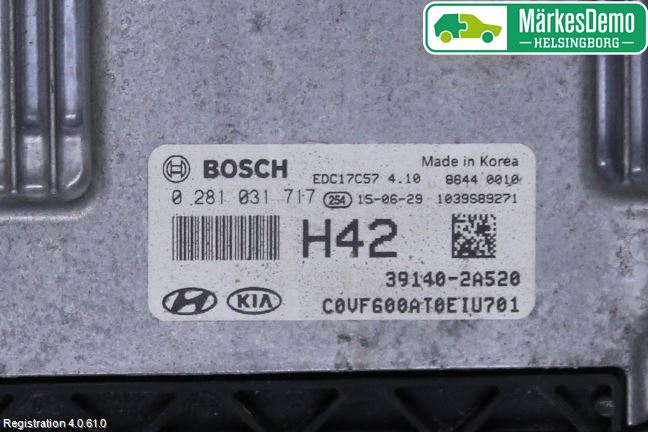 Hyundai i40 16-18 Styreenhet Dieselpumpe
