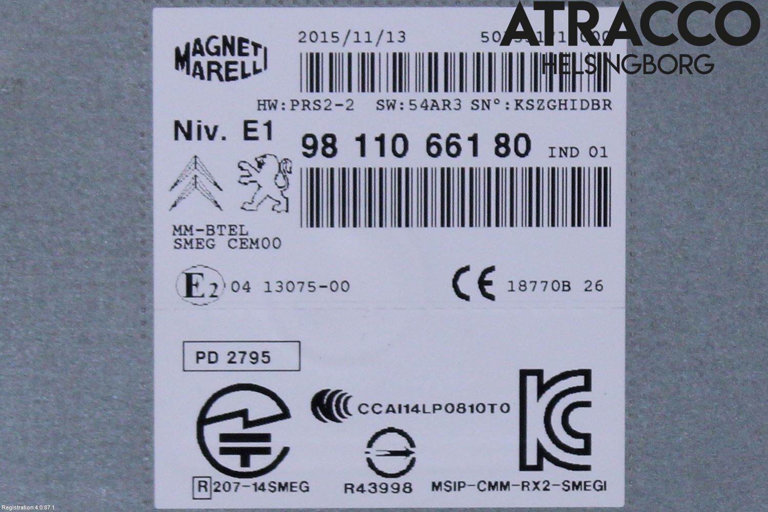 Peugeot 2008 13-20 Stereo Radio