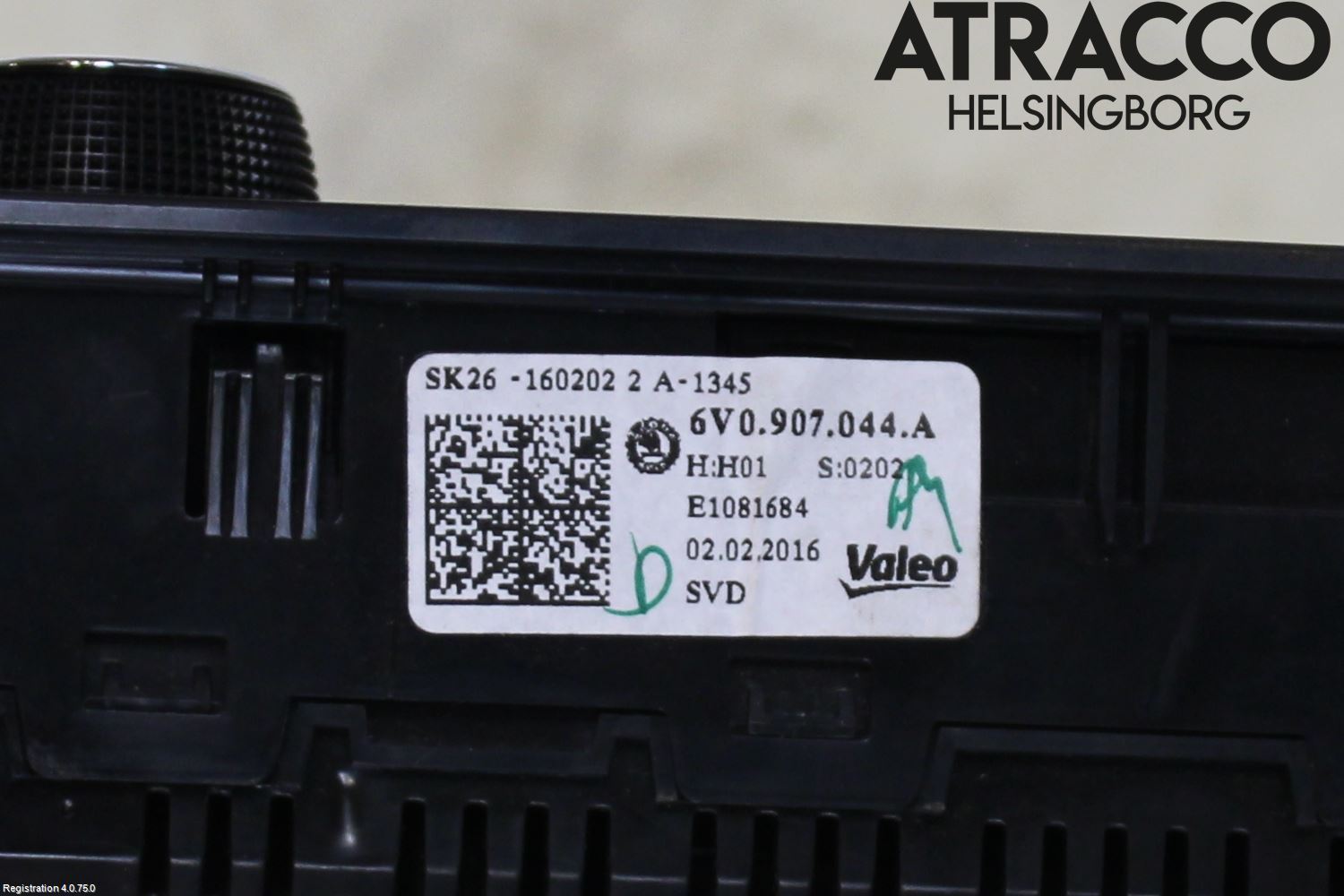 Skoda FABIA 15-21 Varme Ac Betjening-Display