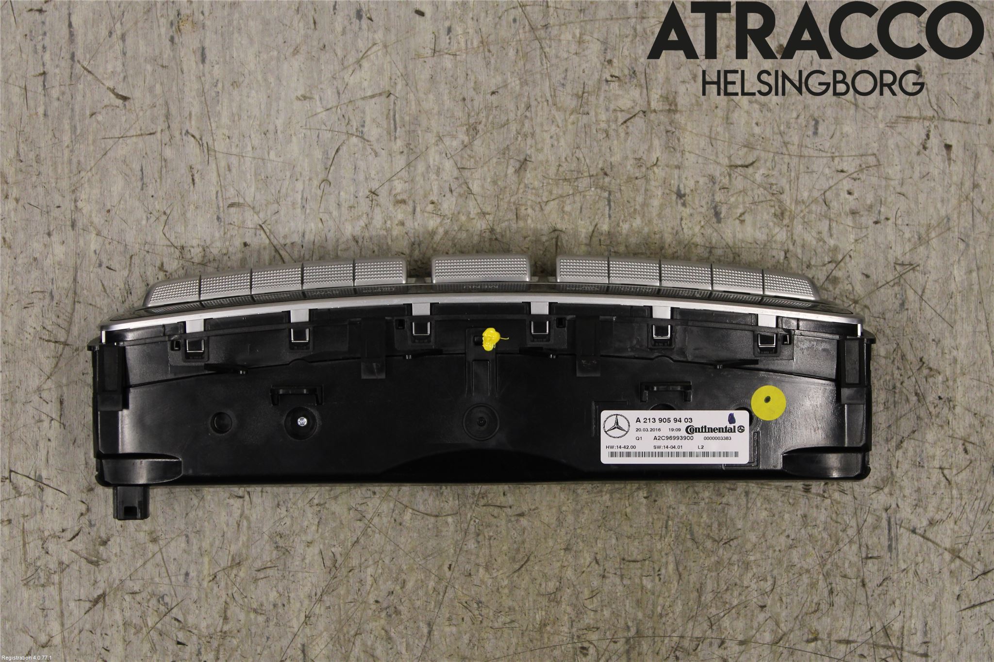 Mercedes-Benz MB E-KLASS (W213) 16-23 Varme Ac Betjening-Display