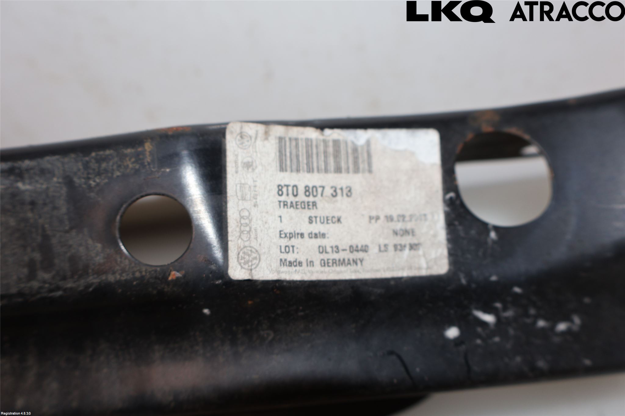 Audi A4/S4 08-11 Støtfanger Bak Bjelke