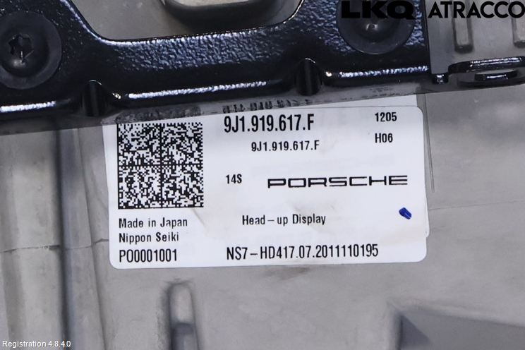 Porsche TAYCAN 20- Instr Kombinert