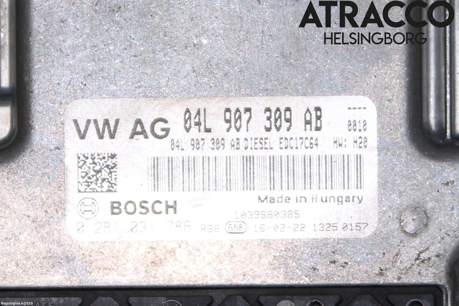 Audi Q3 8U 12-18 Styreenhet Dieselpumpe
