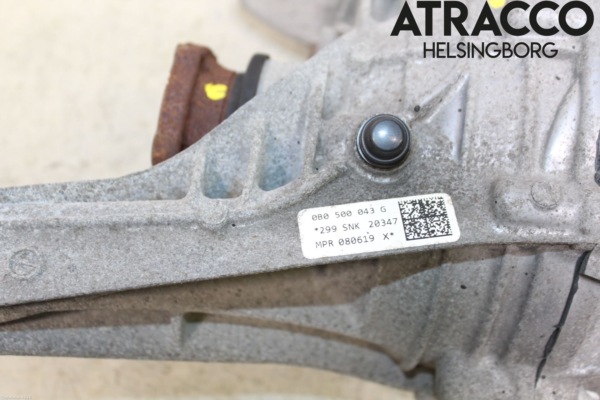 Audi A6 F2/C8 19- Bakaksel Kardang Bak -Diff