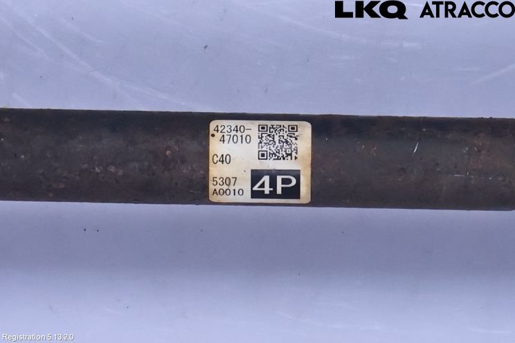 Toyota YARIS CROSS XP21 21- Drivaksel Bak Kompl Høyre