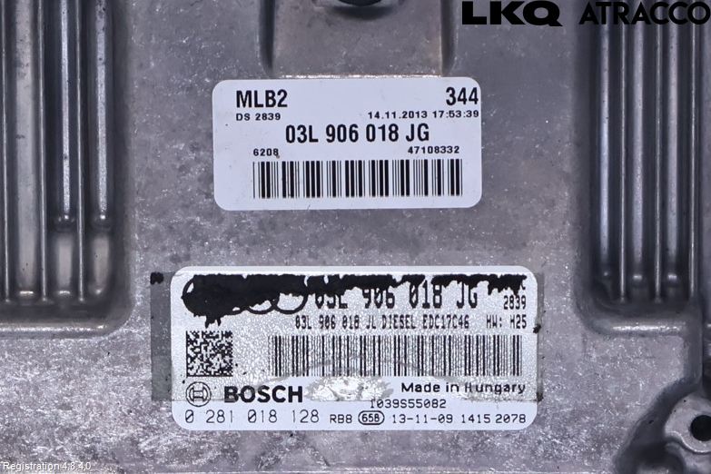 Audi A5 07-16 Styreenhet Dieselpumpe