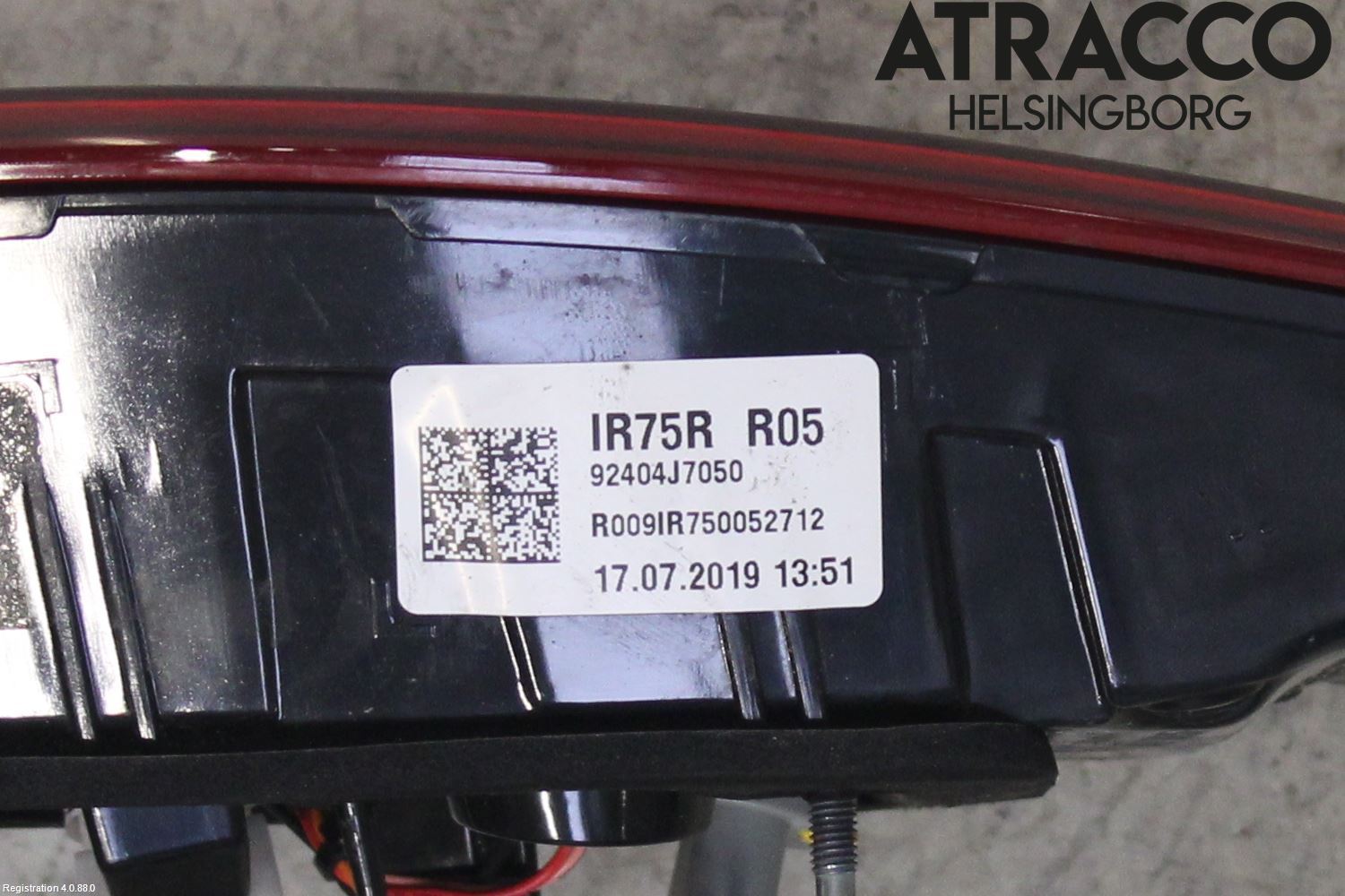 Kia CEED/CEED SW 19- Baklykt Høyre  På Luke(Indre)
