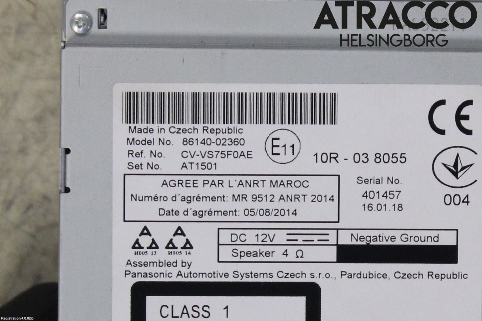 Toyota AURIS 13-19 Stereo Radio Med Cd