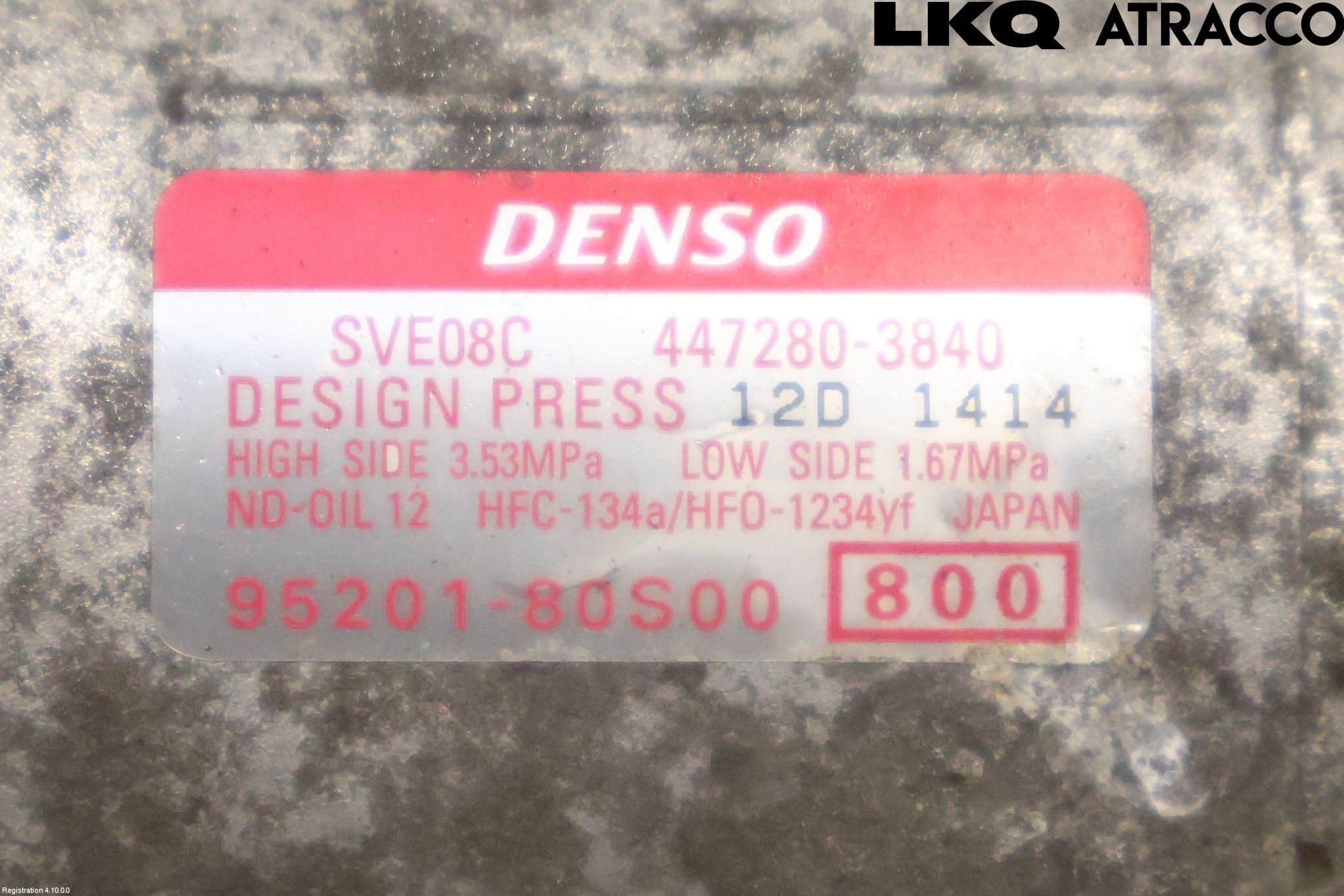 Suzuki SWIFT 17-24 Varme Ac Kompressor