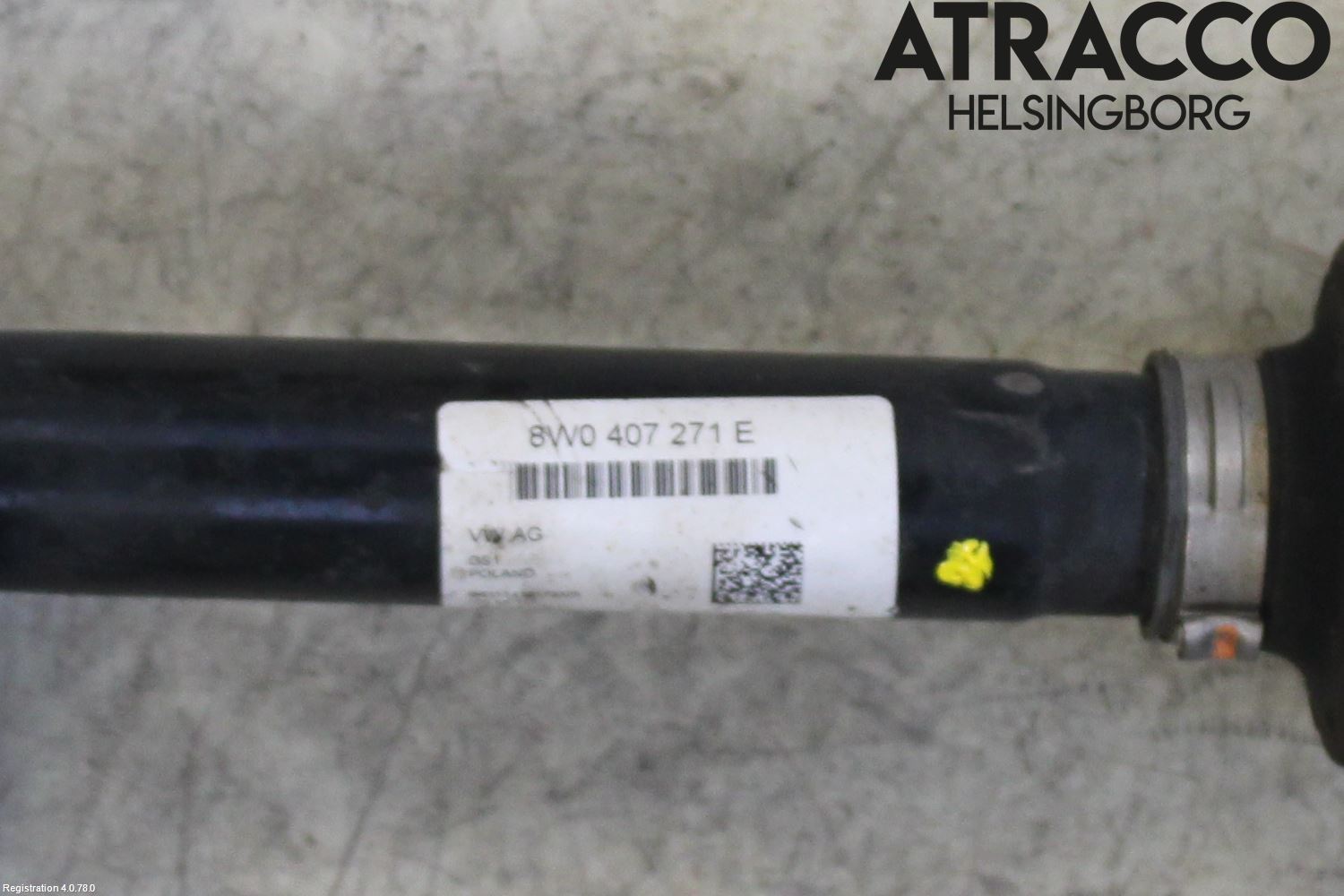 Audi A4/S4 B9 16-19 Drivaksel Foran Kompl Venstre