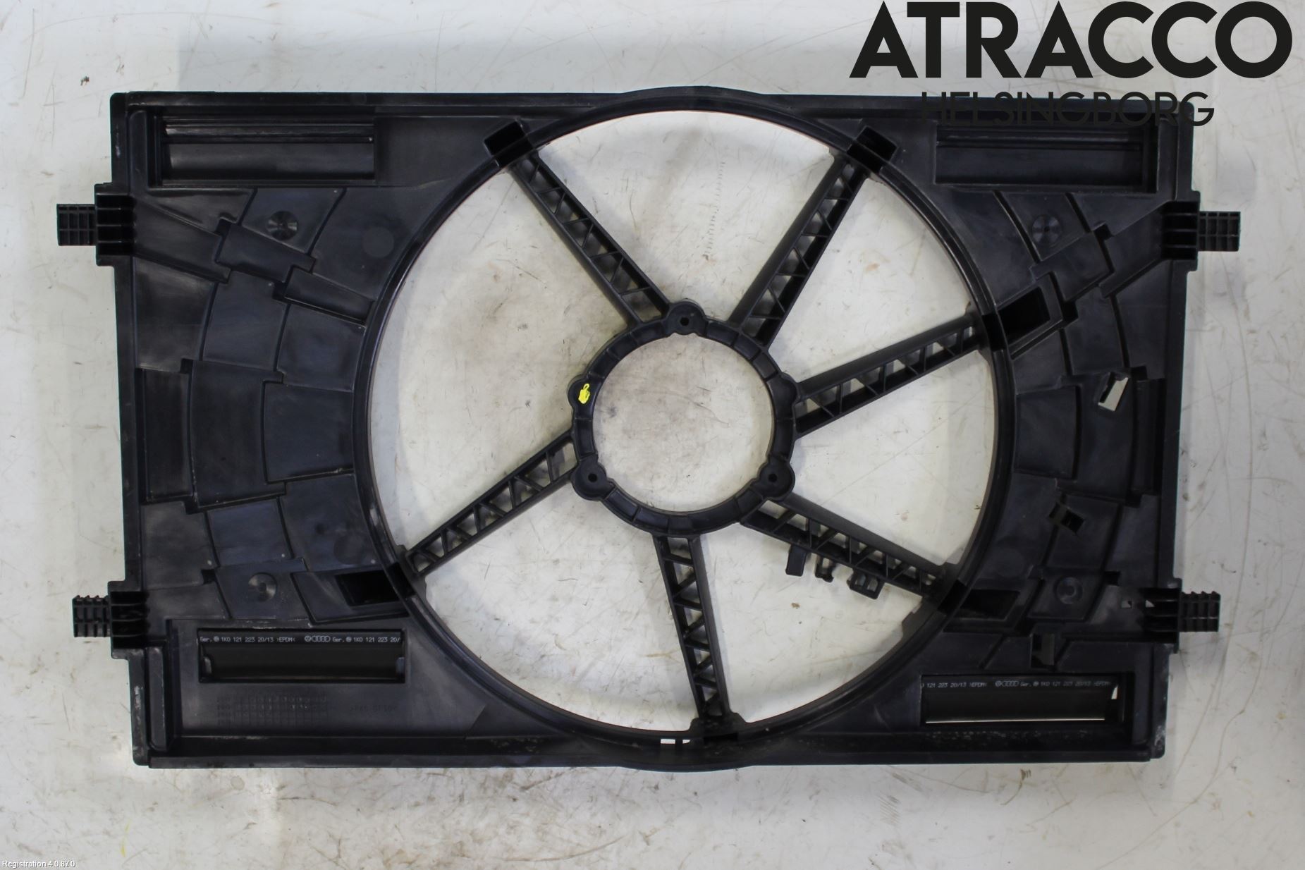 Volkswagen VW GOLF / E-GOLF VII 13-20 Kjølevifte-Radiator Hus-Kåpe