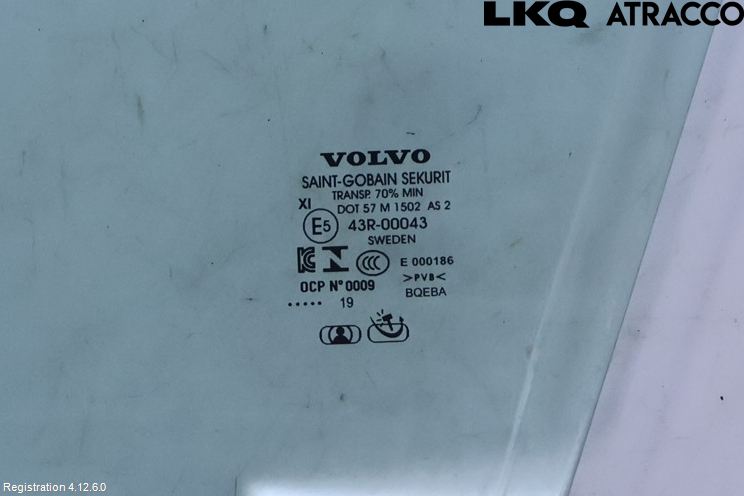 Volvo V90 CROSS COUNTRY 17->> Dørrute Foran Venstre 4 Dørs