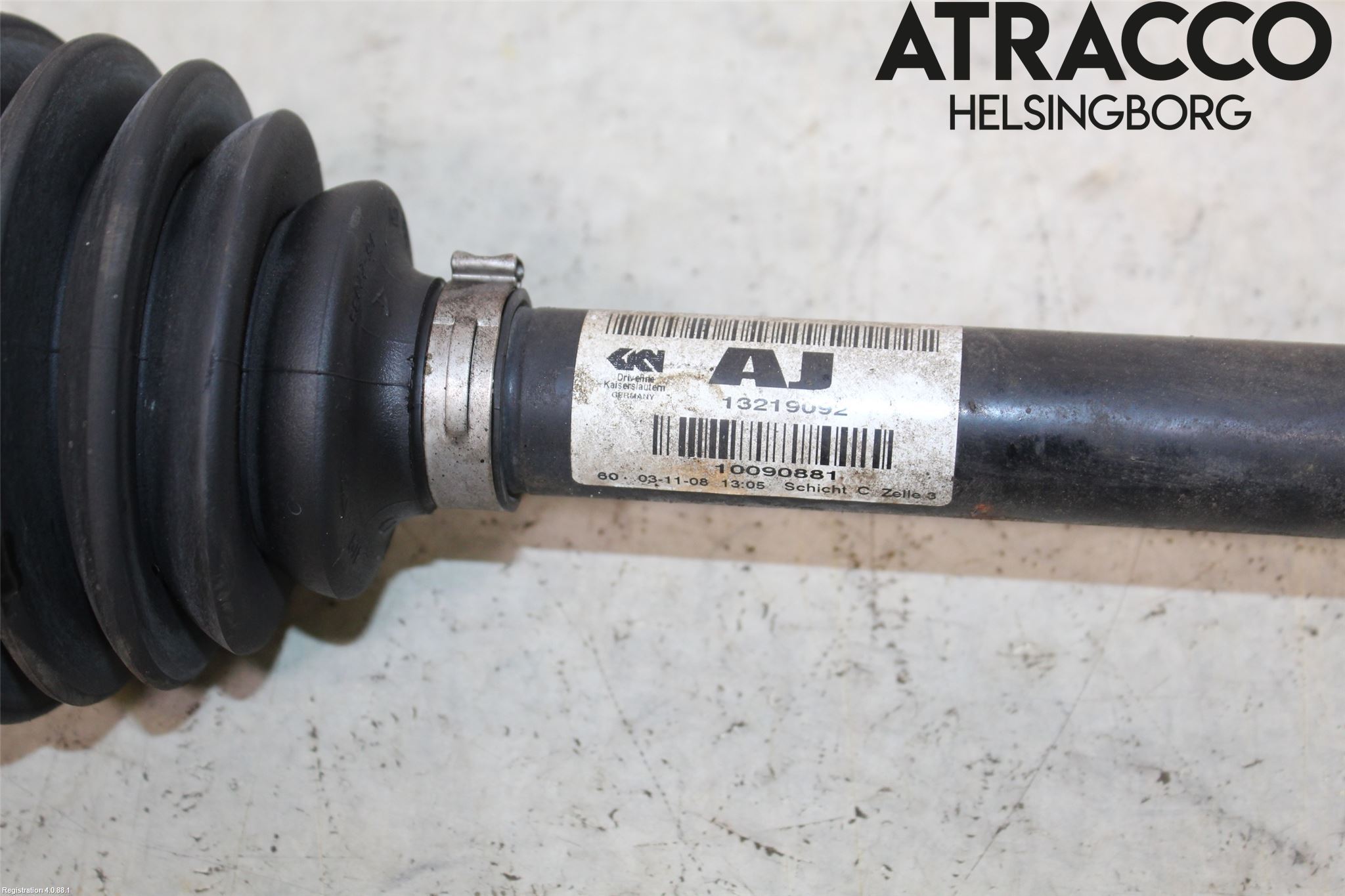 Opel INSIGNIA 09-16 Drivaksel Foran Kompl Venstre