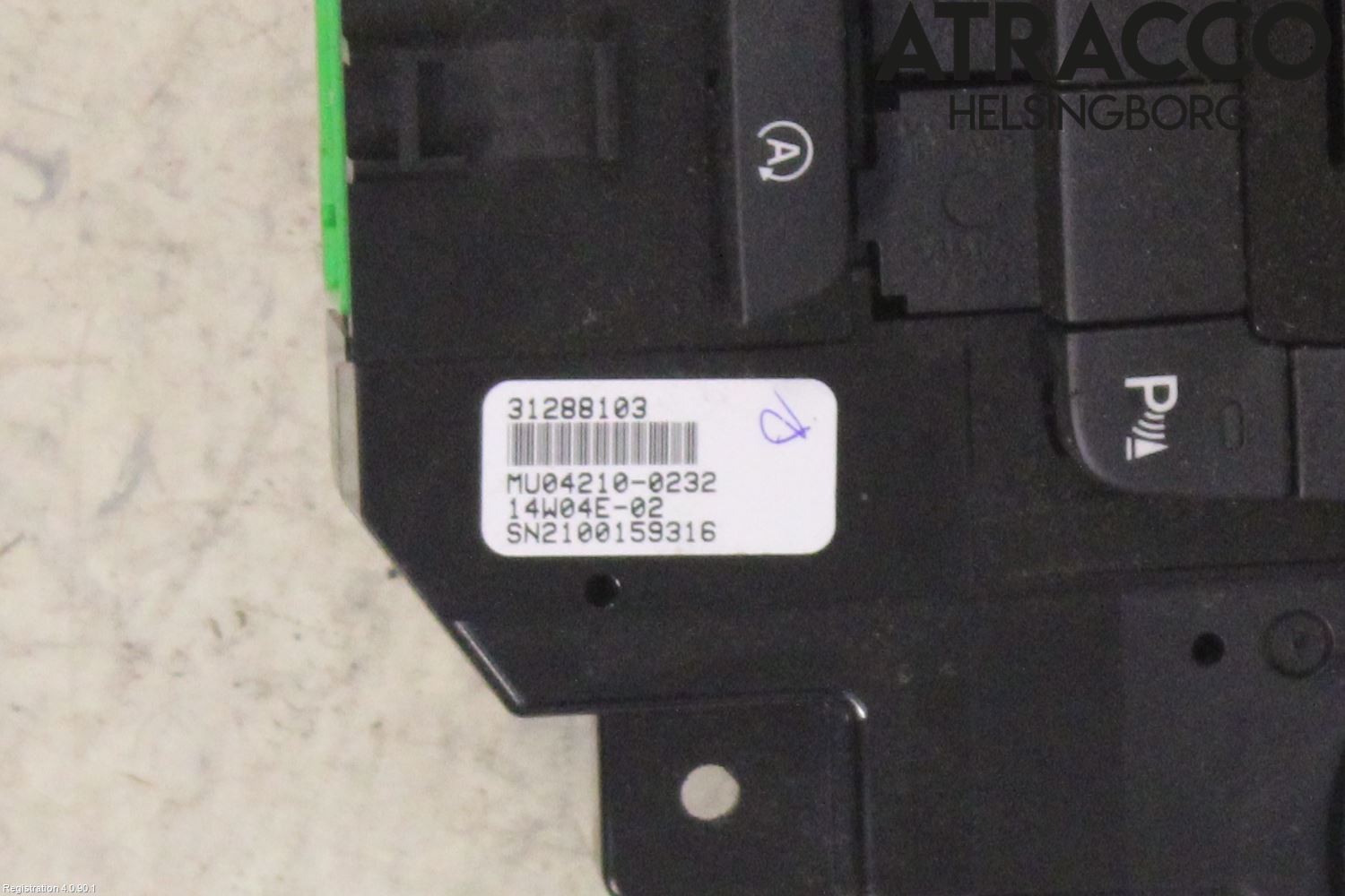 Volvo V40 12-19 Varme Ac Betjening-Display