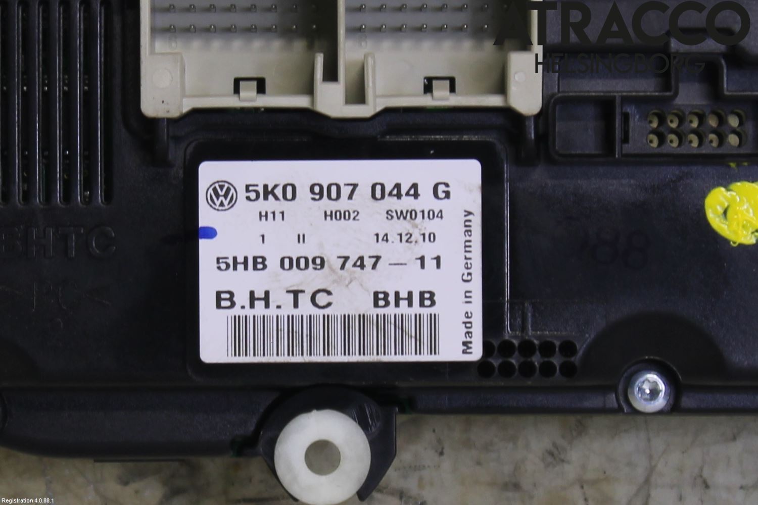 Volkswagen VW SHARAN 11- Varme Ac Betjening-Display
