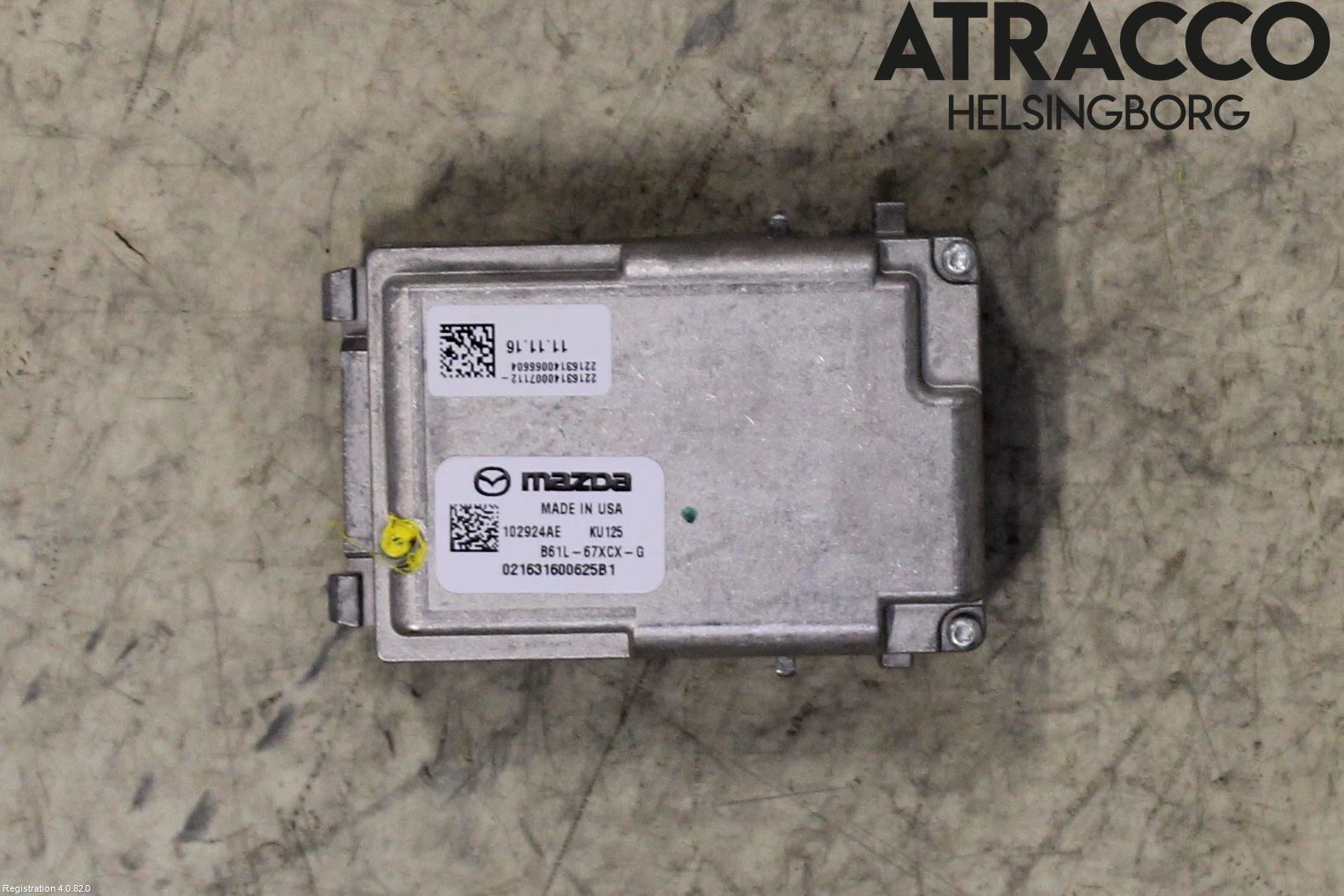Mazda 3 III 14-19 Sensor Kollisjonsbeskyttelse