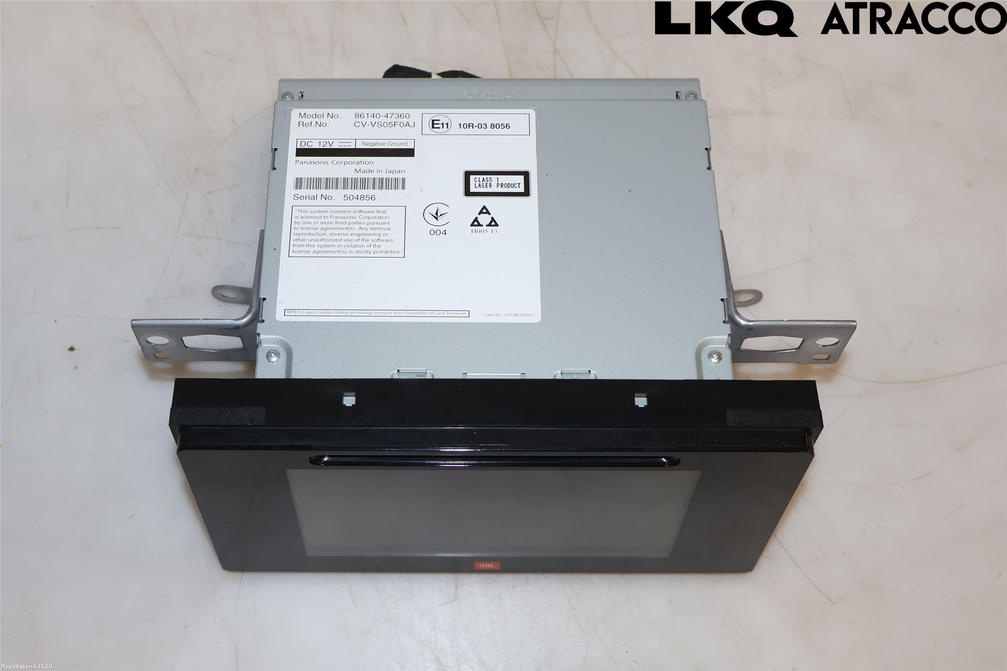 Toyota PRIUS (ZVW50) 16-21 Stereo Radio Med Cd