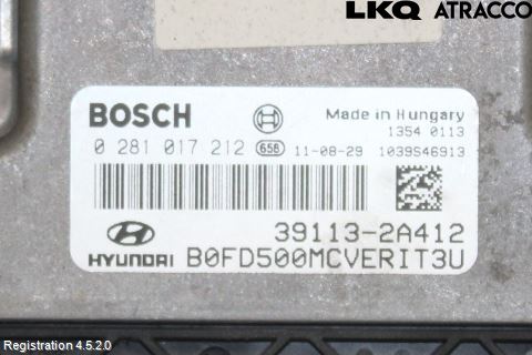 Hyundai i30 FD 07-12 Styreenhet Dieselpumpe