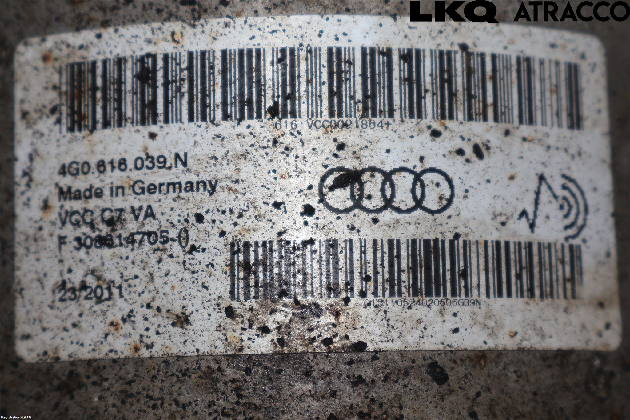 Audi A7/S7 4G 11-17 Fjærbein Foran Høyre