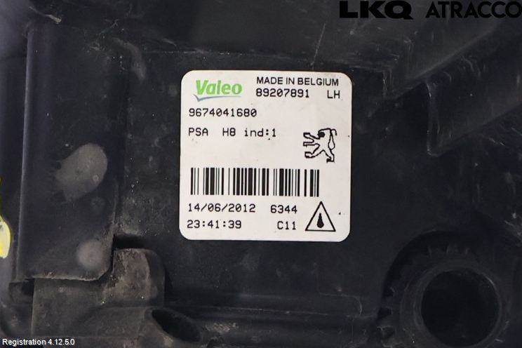 Peugeot 308 08-13 Frontlykt-Kurve-Tåkelys