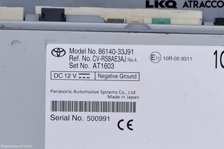 Toyota CAMRY 19-24 Stereo Radio Med Cd