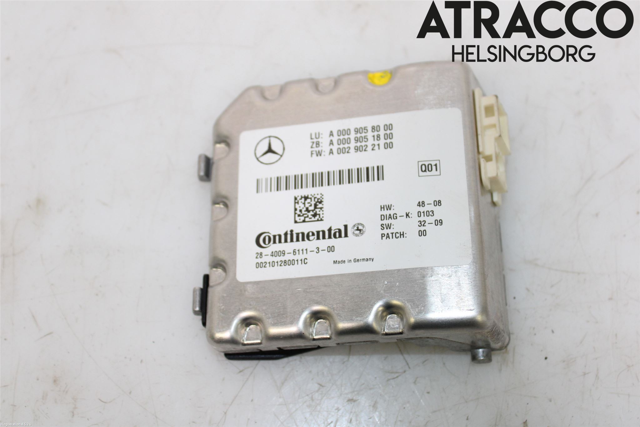 Mercedes-Benz MB E-KLASS (W212) 09-16 Sensor Kollisjonsbeskyttelse