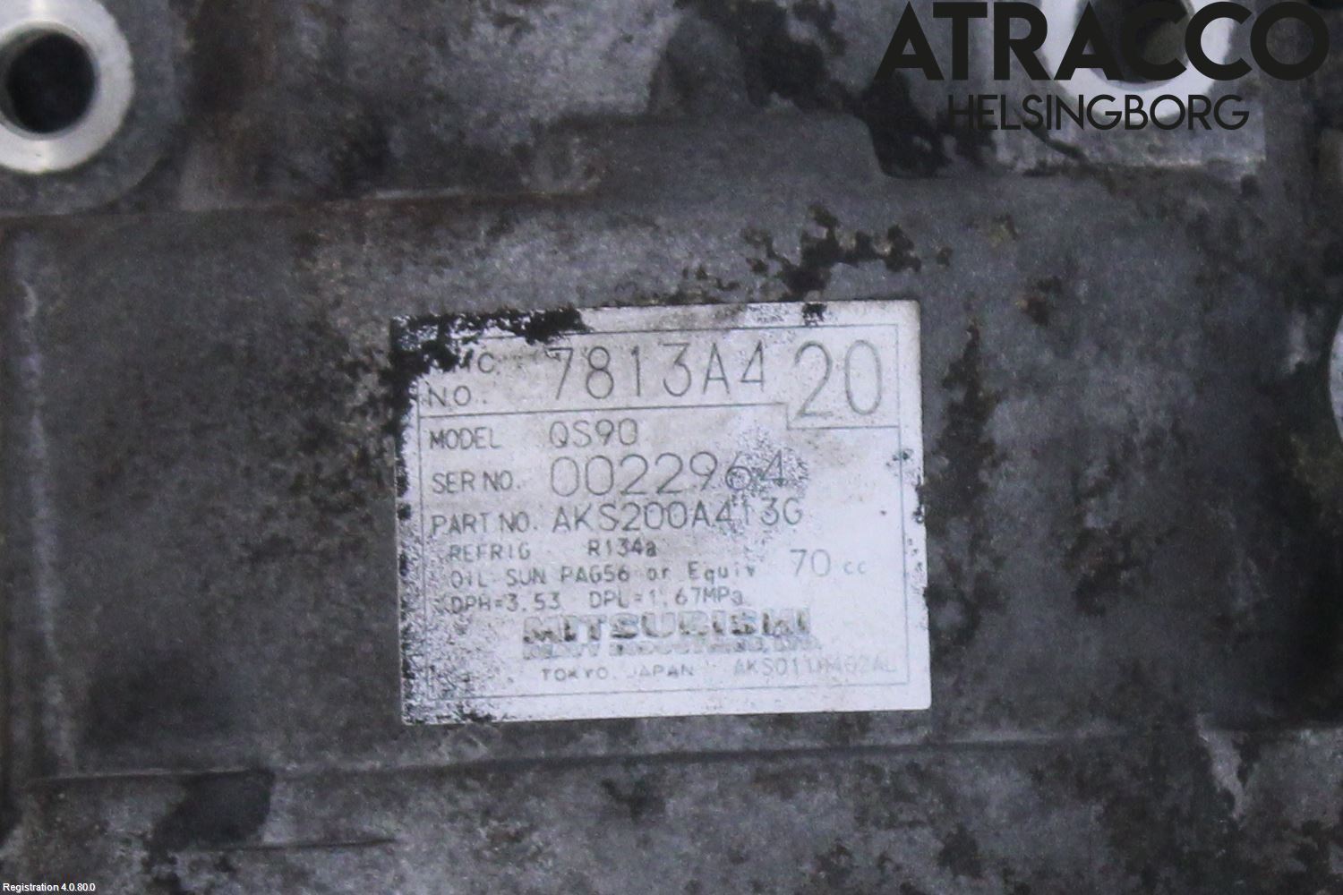 Mitsubishi ASX 10-22 Varme Ac Kompressor