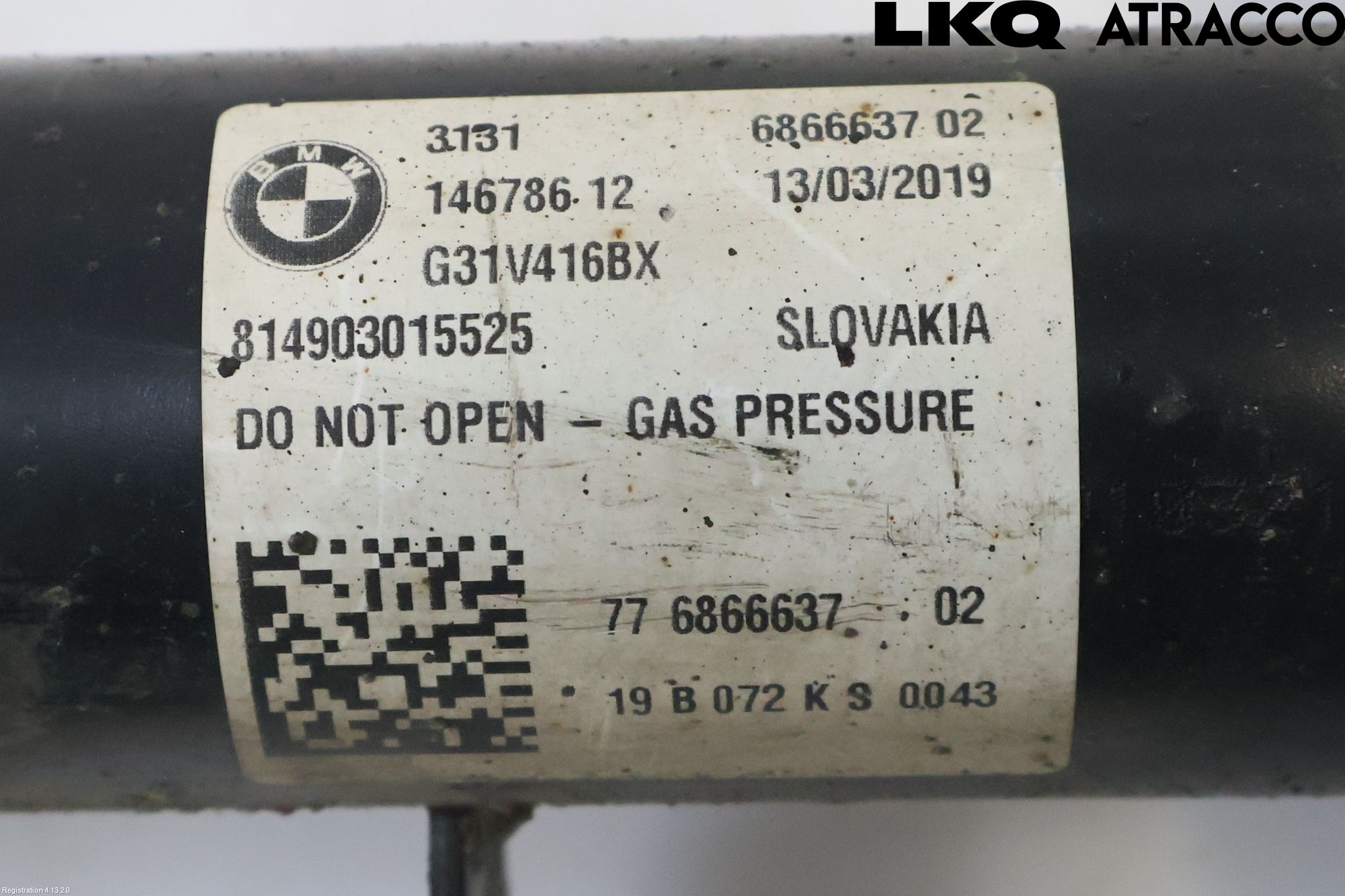 BMW 5 G30/G31/F90 17-23 Fjærbein Foran Venstre